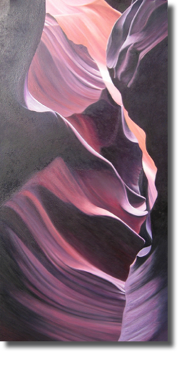 Antelope Canyon 3 (2006)
60 x 120 cm
oil on canvas